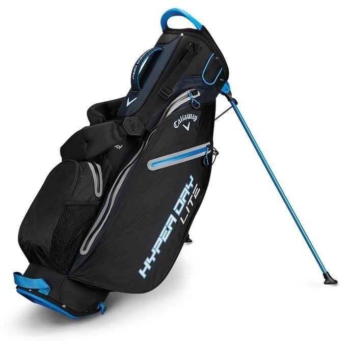 Golfbag Callaway Hyper Dry Lite Double Strap Black/Royal/Silver Stand Bag 2019