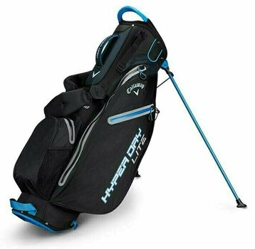 Golfmailakassi Callaway Hyper Dry Lite Double Strap Black/Royal/Silver Stand Bag 2019 - 1