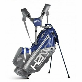 Golfbag Sun Mountain H2NO 14-Way Waterproof Blue/Gray/White Stand Bag 2019 - 1