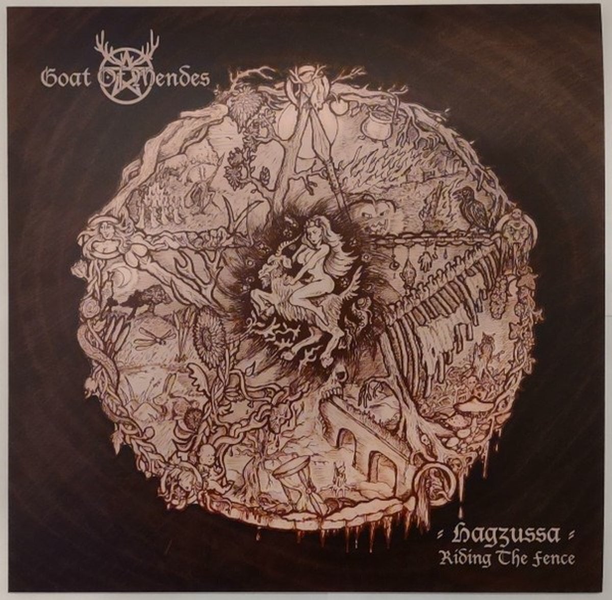 Disco de vinilo Goat Of Mendes - Hagzussa - Riding The Fence (Limited Edition) (LP)