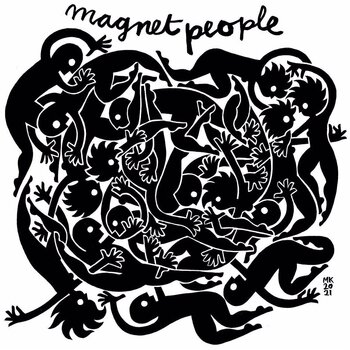 Δίσκος LP Pizza Knife - Magnetic People (LP) - 1