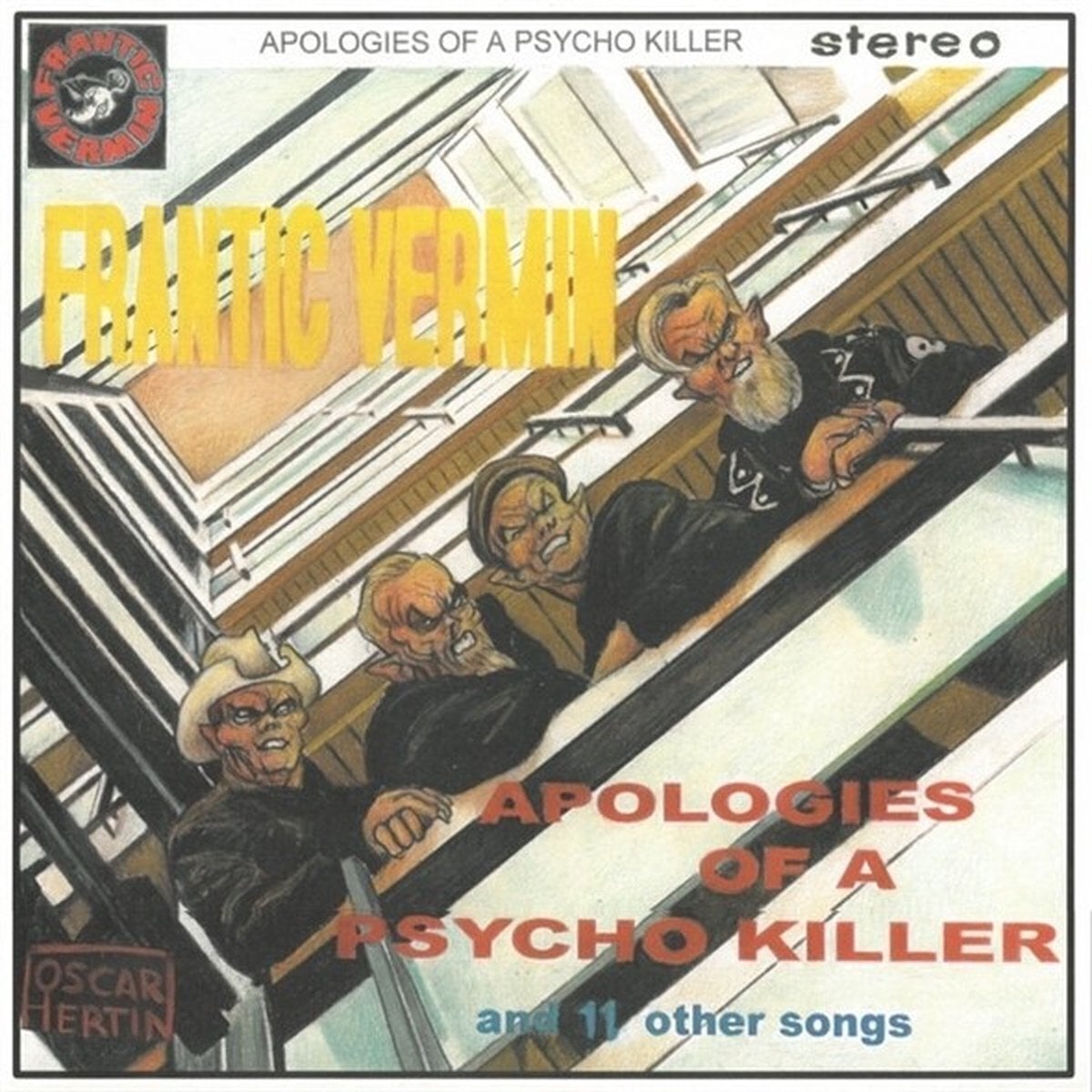 LP deska Frantic Vermin - Apologies Of A Psycho Killer (LP)