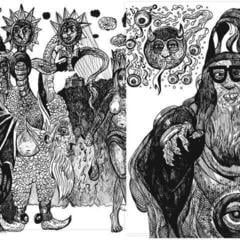 LP deska Gay Witch Abortion & The Grasshopper Lies Heavy - Gay Witch Abortion / The Grasshopper Lies Heavy Split (LP)