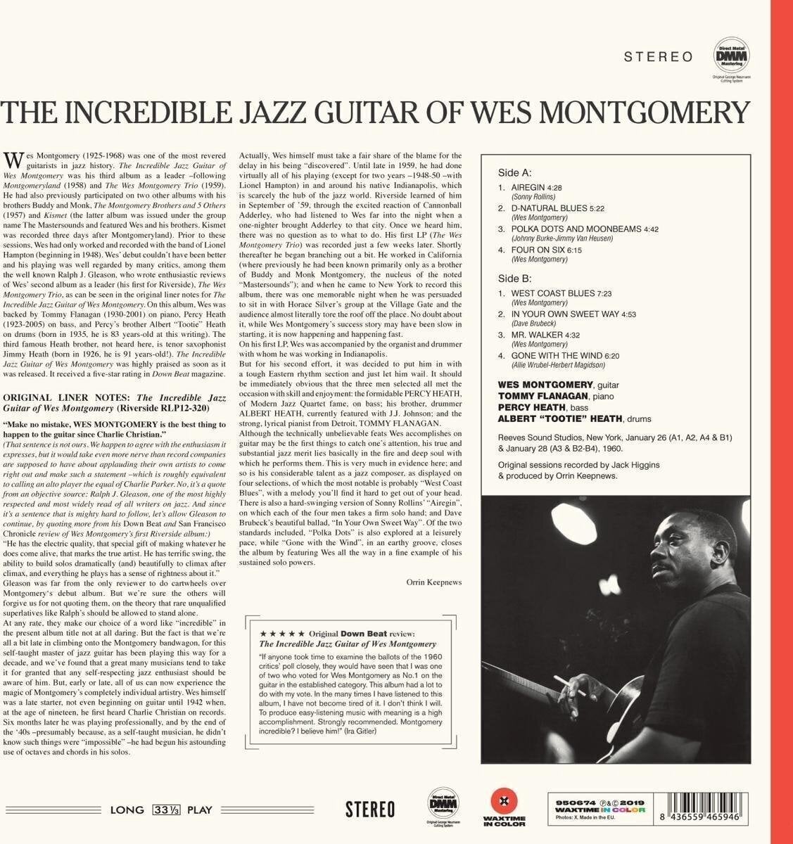 LP platňa Wes Montgomery - The Incredible Jazz Guitar of Wes Montgomery (Limited Edition) (Red Coloured) (LP)