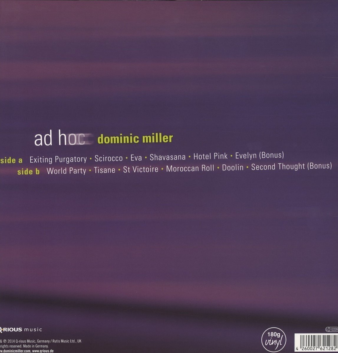 LP ploča Dominic Miller - Ad Hoc (180 g) (LP)