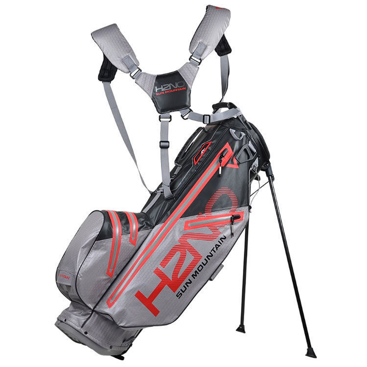 Чантa за голф Sun Mountain H2NO Lite Black/Gray/Fire Stand Bag 2019