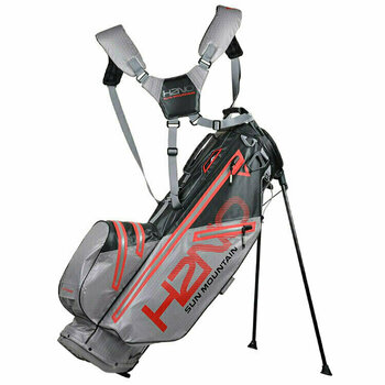 Golf Bag Sun Mountain H2NO Lite Black/Gray/Fire Stand Bag 2019 - 1