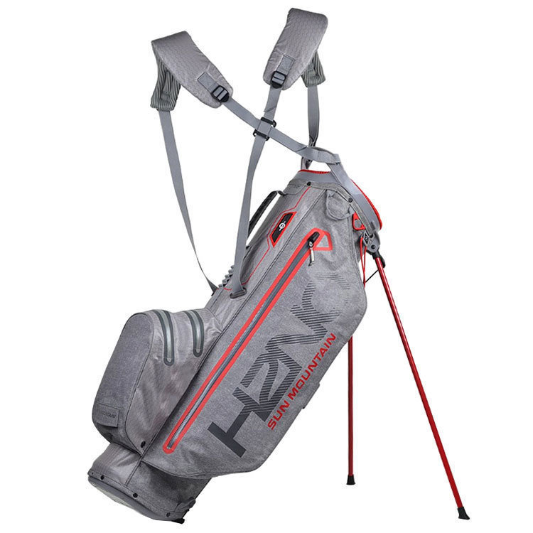 Golf torba Stand Bag Sun Mountain H2NO Superlite Space/Gray/Fire Stand Bag 2019