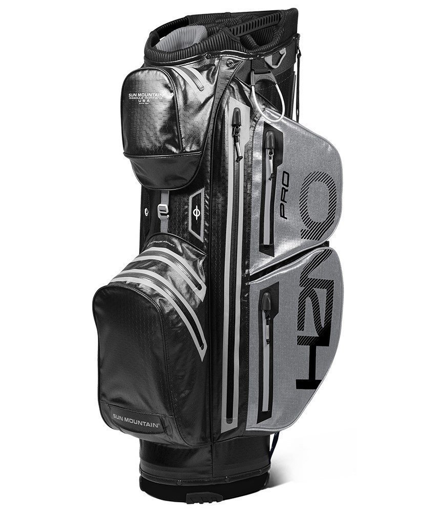 Borsa da golf Cart Bag Sun Mountain H2NO Pro Black/Charcoal Cart Bag 2023