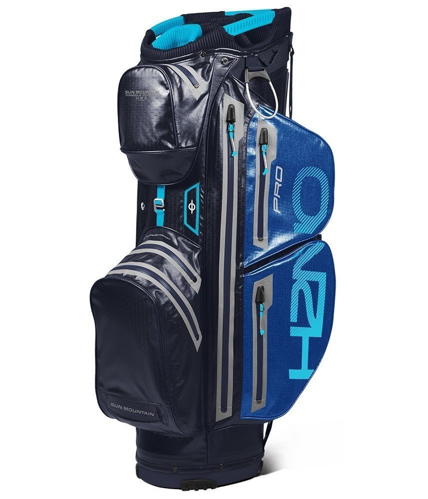 Golflaukku Sun Mountain H2NO Pro Navy/Dusk/Ice Cart Bag 2025