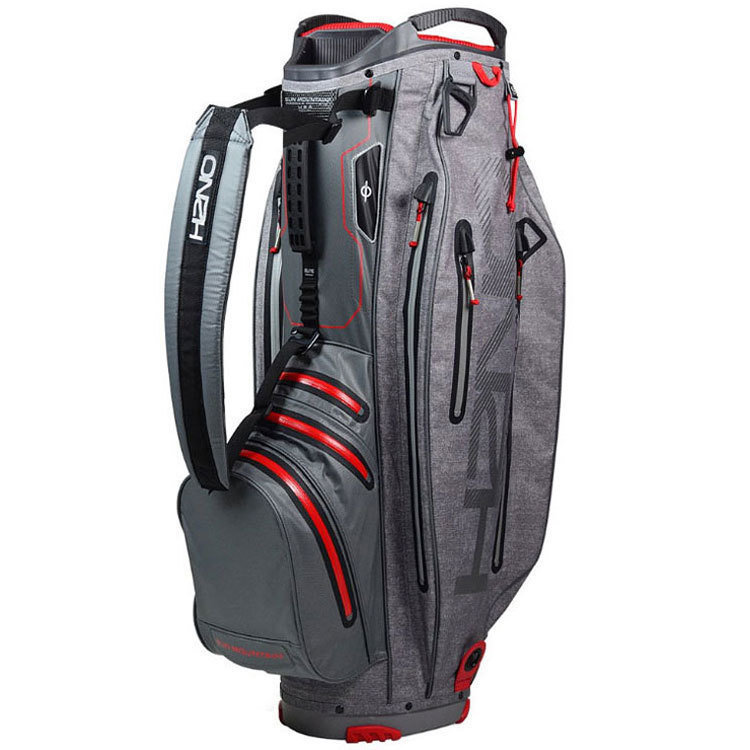Golf Bag Sun Mountain H2NO Elite Space/Gray/Gunmetal/Red Cart Bag 2019