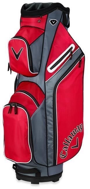 Golf torba Cart Bag Callaway X Series Red/Titanium/White Golf torba Cart Bag