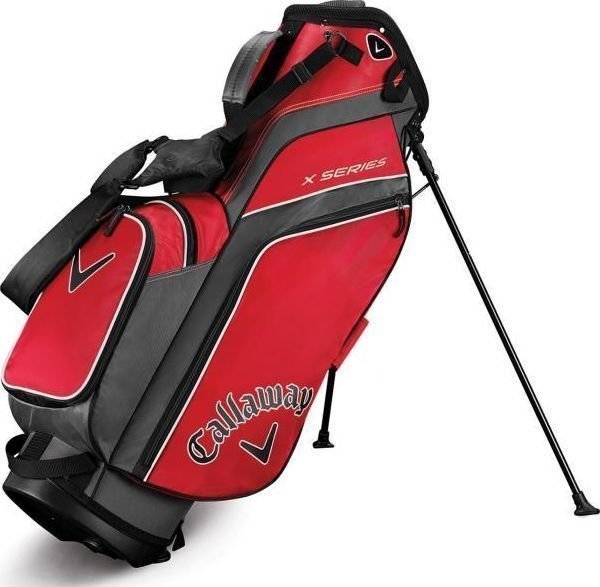 Golftaske Callaway X Series Red/Titanium/White Golftaske