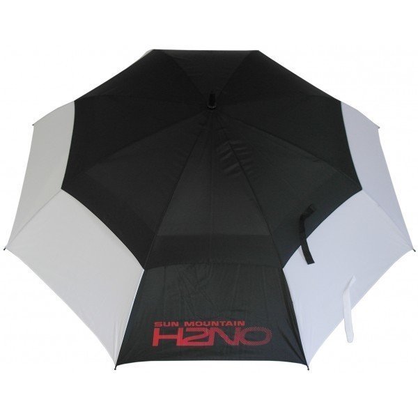 Deštníky Sun Mountain Umbrella UV H2NO Black/White/Red 30SPF