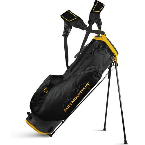 Golfbag Sun Mountain 2.5+ Steel/Black/Yellow Stand Bag