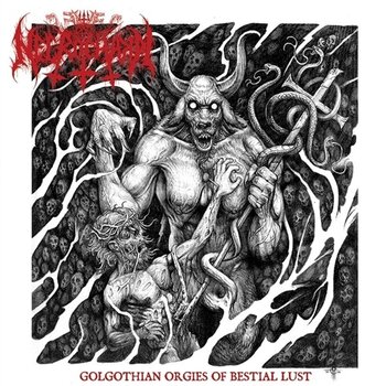 Disque vinyle Necrochakal - Golgothian Orgies Of Bestial Lust (LP) - 1
