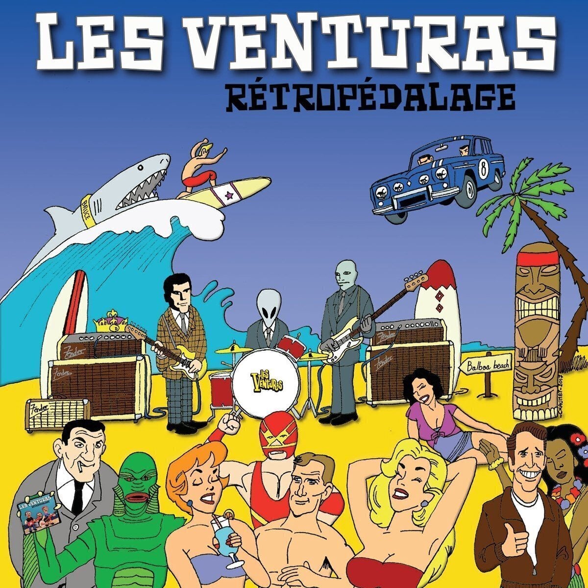 Vinylplade Les Venturas - Rétropédalage (LP)