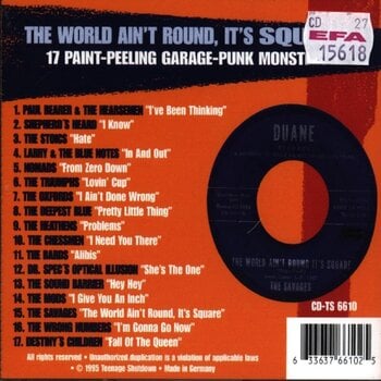 Vinyl Record Various Artists - The World Ain't Round, It's Square! (LP) - 1
