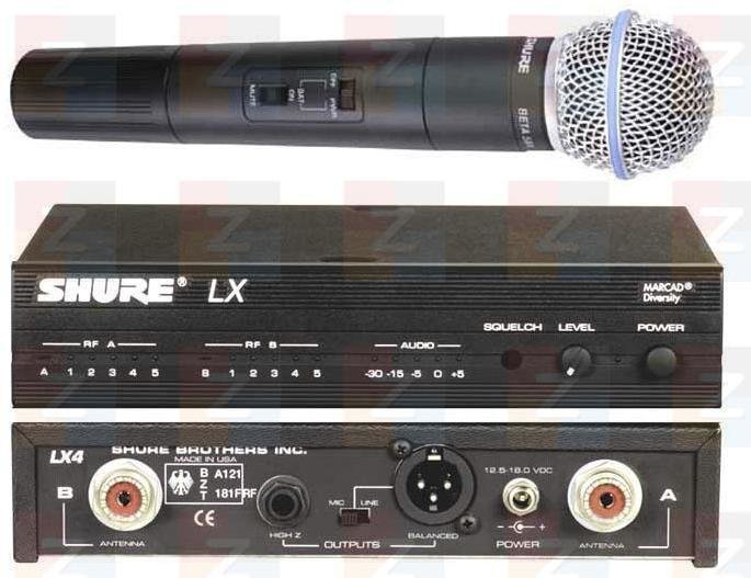 Безжичен комплект Shure ELX24-BETA58