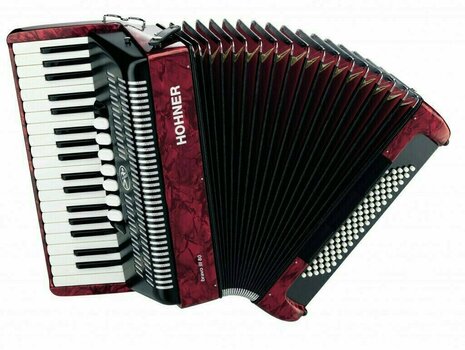 Piano accordion
 Hohner Bravo III 80 Red - 1