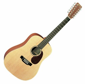 12-string Acoustic-electric Guitar Martin D12X1AE Natural - 1