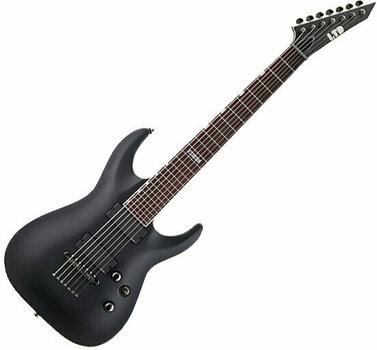 7-string Electric Guitar ESP LTD MH-417 Black Satin - 1