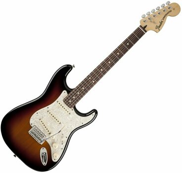 Elektrisk gitar Fender Deluxe Roadhouse Stratocaster RW 3-Color Sunburst - 1