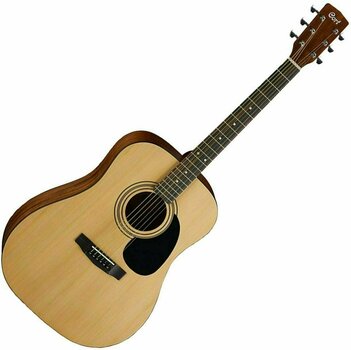 Акустична гітара Cort AD810 Dreadnought Acoustic Guitar, Natural Satin with Bag - 1
