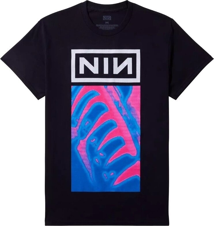 T-Shirt Nine Inch Nails Pretty Hate Machine Neon Black 2XL T-Shirt