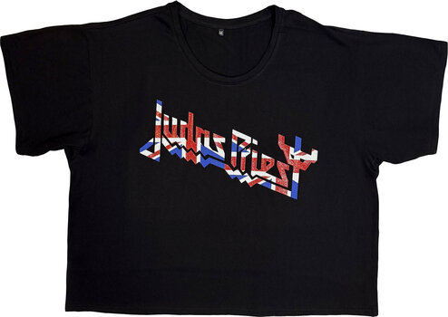 T-Shirt Judas Priest Union (Boxy Style/Glitter Print) Black S Ladies T-Shirt - 1