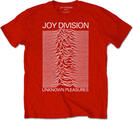 Joy Division Unknown Pleasures White On Red Red M T-Shirt