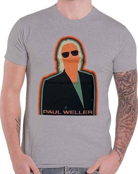 T-Shirt Paul Weller Illustration Key Lines Grey XL T-Shirt - 1