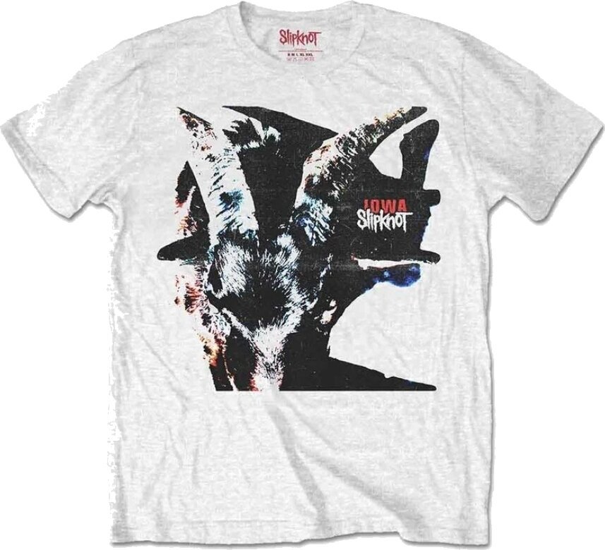 T-Shirt Slipknot Iowa Goat Shadow (Back Print) Heather Grey XS Ladies T-Shirt