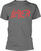 T-Shirt Slayer Distressed Logo Charcoal Grey S T-Shirt