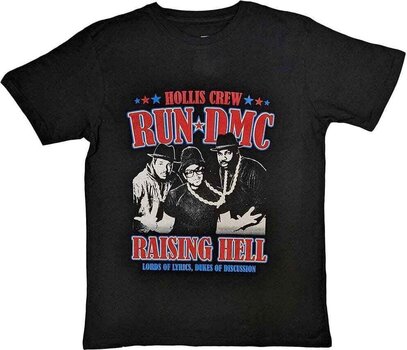 T-Shirt Run DMC Raising Hell Americana Black M T-Shirt - 1