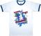 T-shirt Run DMC Kings From Queens Ringer Royal Blue & White XL T-shirt