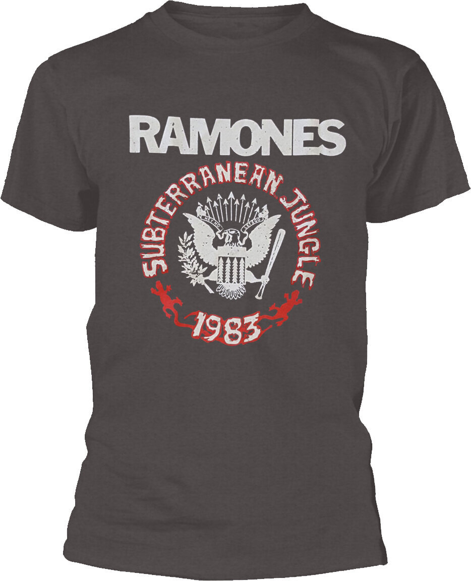 T-Shirt Ramones Subterranean Jungle Charcoal Grey M T-Shirt