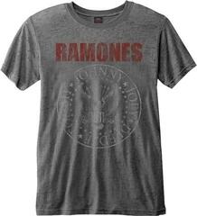Tričko Ramones Presidential Seal (Burnout) Charcoal Grey XL Tričko