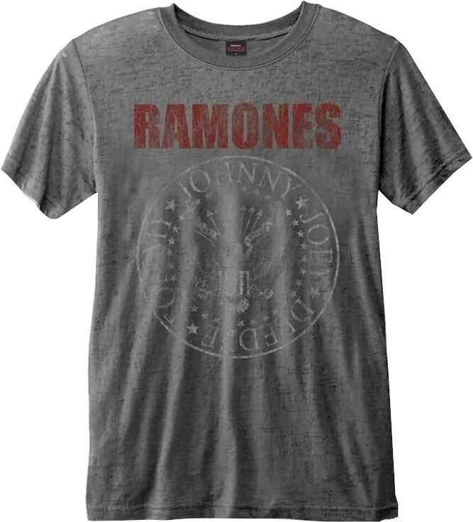 T-Shirt Ramones Presidential Seal (Burnout) Charcoal Grey 2XL T-Shirt