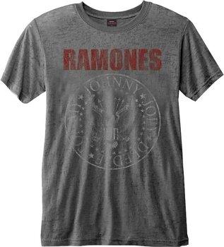 T-Shirt Ramones Presidential Seal (Burnout) Charcoal Grey 2XL T-Shirt - 1