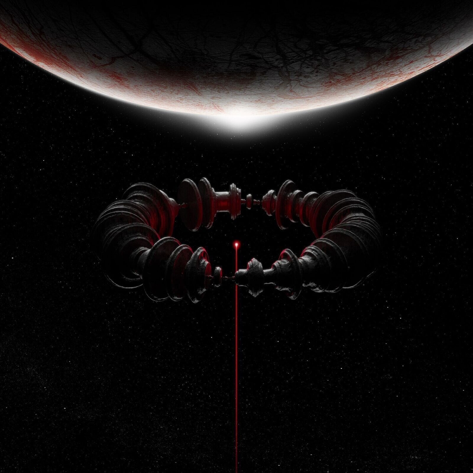 Disco de vinilo Muse - The Wow! Signal (Retailer Exclusive) (Limited Edition) (Translucent Red & Black Marbled Coloured) (140 g) (LP)