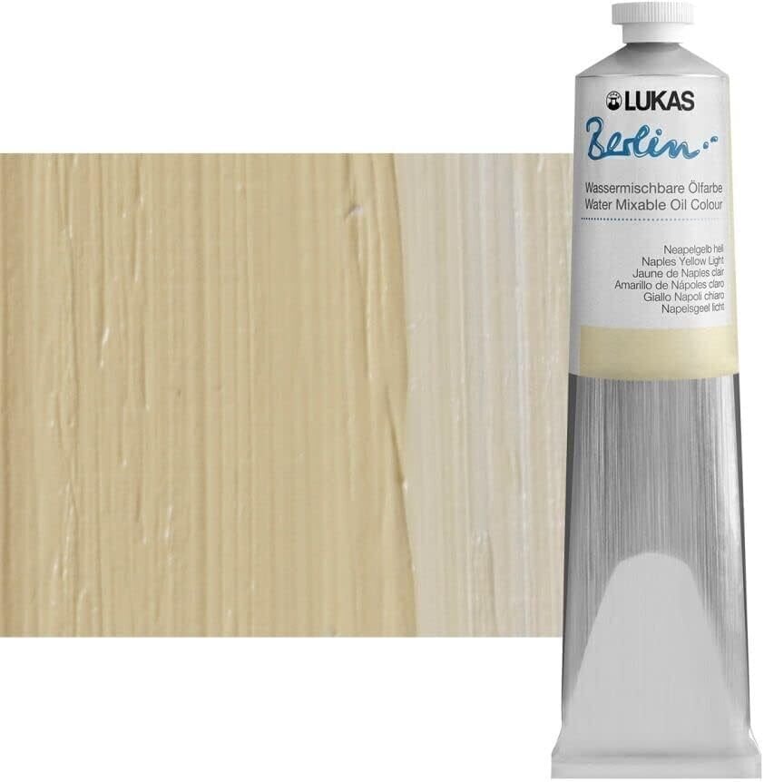Cor de óleo Lukas Berlin Tinta a óleo Naples Yellow Light 200 ml 1 un.