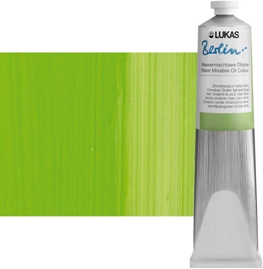 Aceite de colores Lukas Berlin Oil Paint Cinnabar Green Light 200 ml 1 ud.