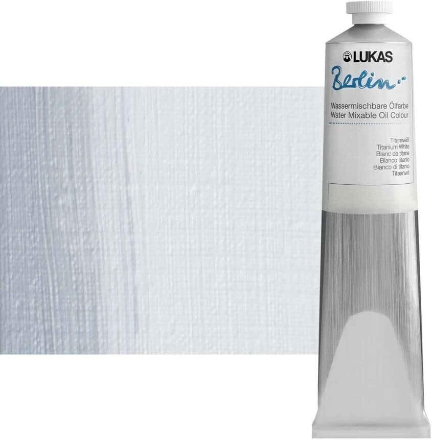 Aceite de colores Lukas Berlin Oil Paint Titanium White 200 ml 1 ud.