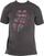 T-Shirt The Rolling Stones Classic UK Tongue (Embellished) Charcoal Grey S Ladies T-Shirt