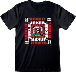 T-Shirt The Dark Knight Joker Square Black S T-Shirt