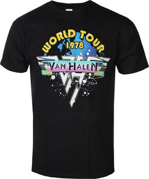 T-Shirt Van Halen World Tour '78 Full Colour Black 2XL T-Shirt - 1