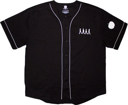 T-Shirt The Beatles Apple Logo / Walking (Back Print) Black S T-Shirt - 1