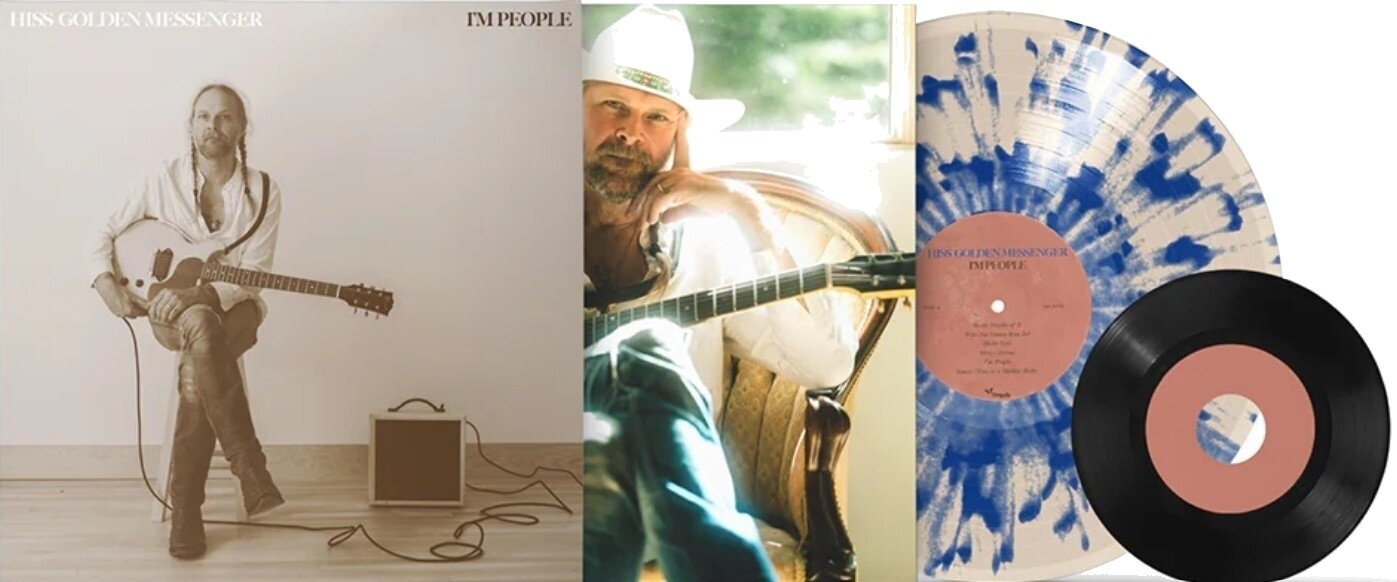 Vinyl Record Hiss Golden Messenger - I'm People (Clear/Blue Splatter Coloured) (LP + 7" SP)