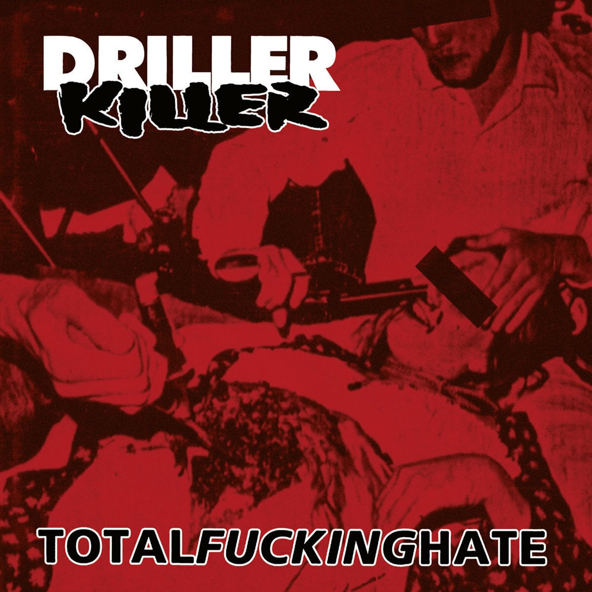 Schallplatte Driller Killer - Total Fucking Hate (Limited Edition) (Red Coloured) (LP)